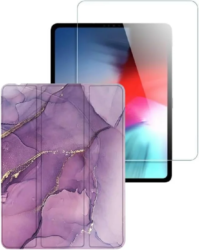 Marble Series Folio Case with Screen Protector - iPad Pro 12.9"" (4th, 5th, and 6th Generation)