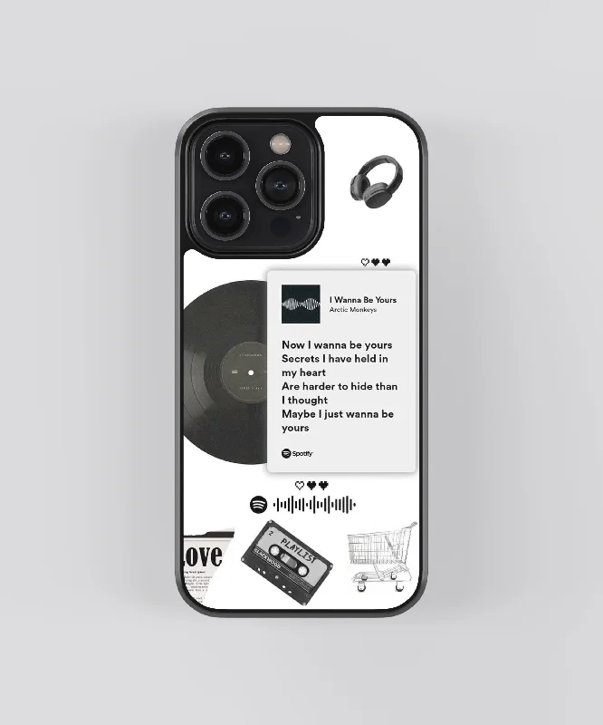 Arctic Monkeys Lyric Card Spotify Glass Phone Case Cover