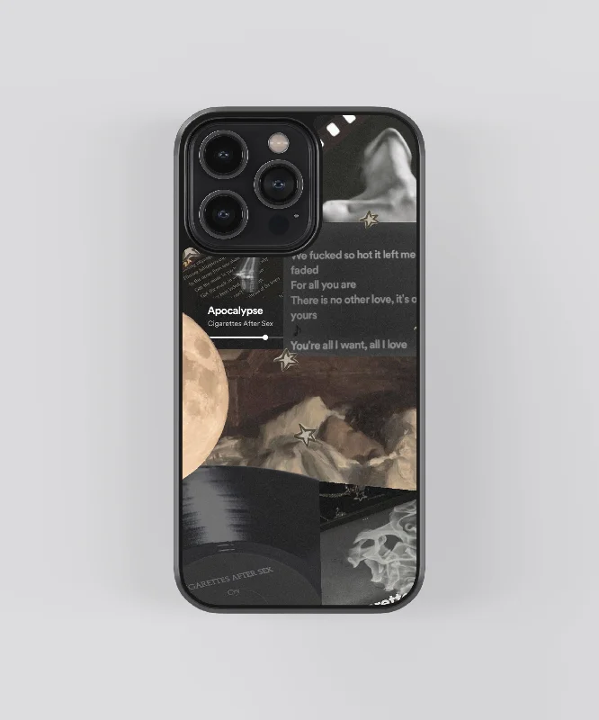 CAS Aesthetic Spotify Glass Phone Case Cover