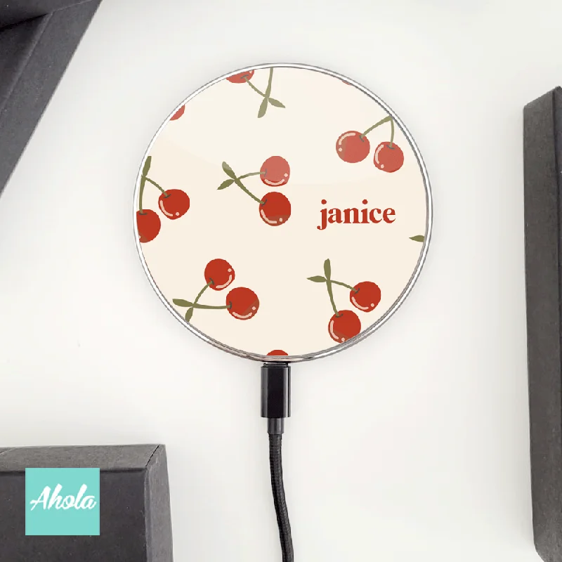 【Cherries】15W Ultra thin FastWireless Charger Pad 自定名字無線差電板