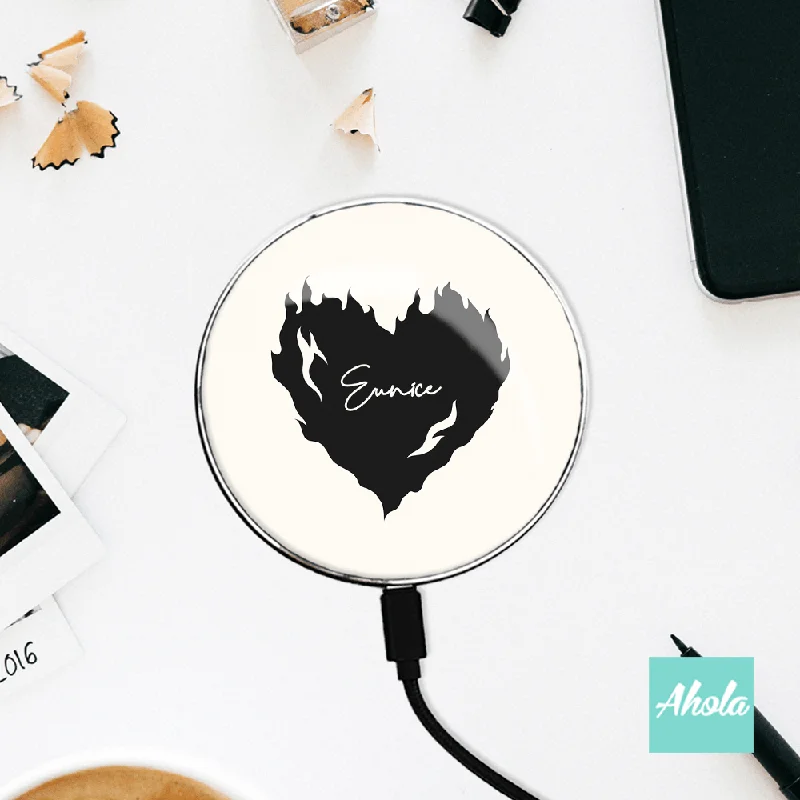 【Coeur】15W Ultra thin FastWireless Charger Pad 心心名字無線差電板