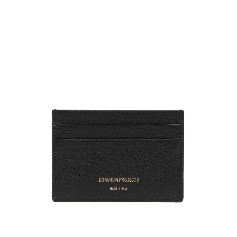 Common Projects Multi Card Holder 9177 Black Textured