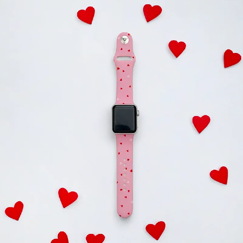 Cute Hearts Apple Watch Strap