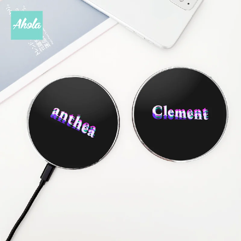 【Cyber】15W Ultra thin FastWireless Charger Pad 科幻名字無線差電板