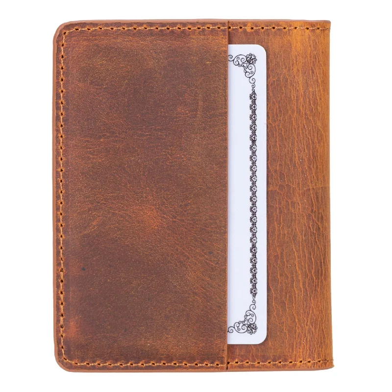 Dean Card Wallet, Golden Brown