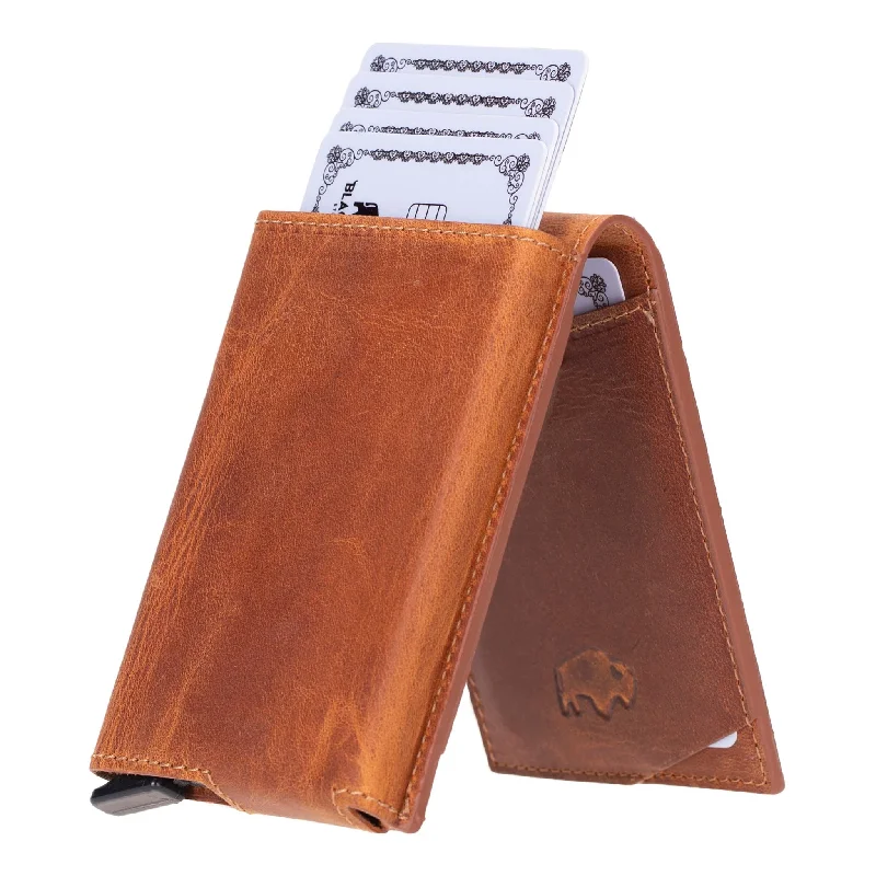 Grant Card Holder Wallet, Golden Brown