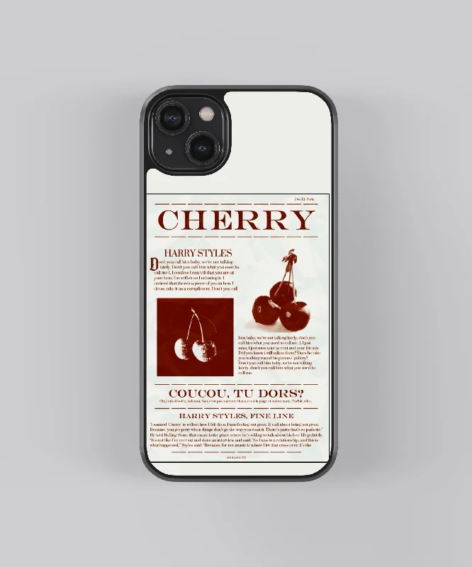 Harry Styles Cherry Pop Culture Glass Phone Case Cover