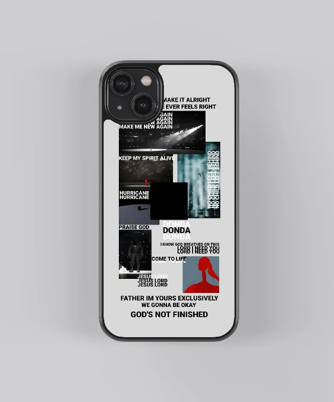 Kanye West Donda Spotify Glass Phone Case Cover