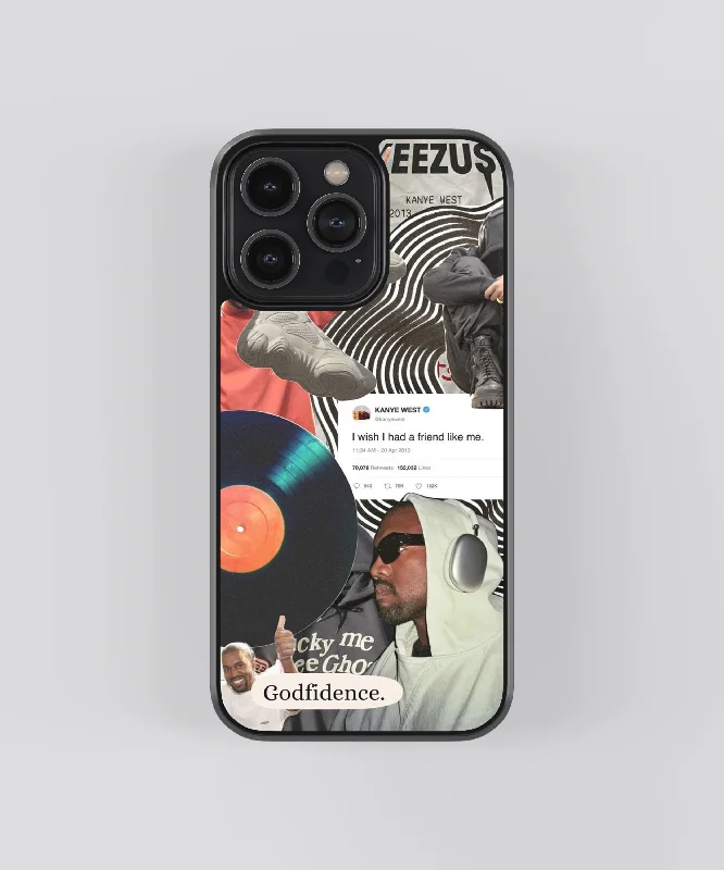 Kanye West Pop Culture Glass Phone Case Cover