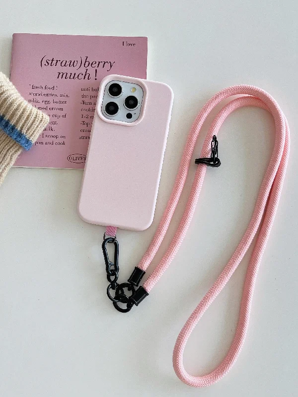 Lanyard For iPhone Liquid Silicon Cases