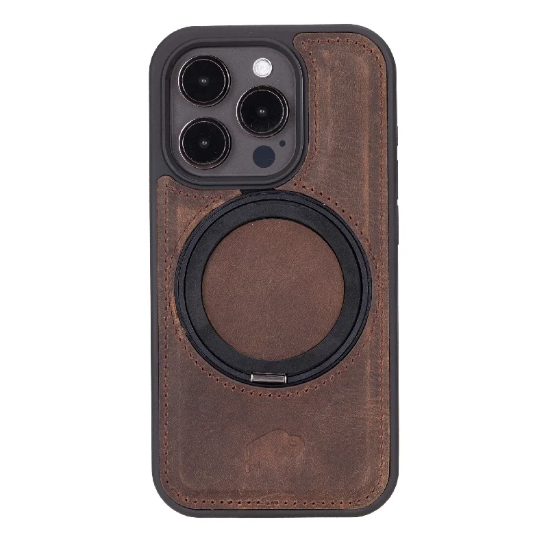 Loop iPhone 15 Pro Case, Distressed Coffee