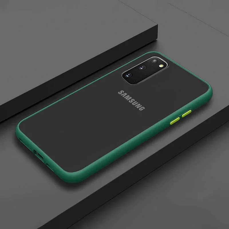 Luxury Shockproof Matte Finish Case - Samsung