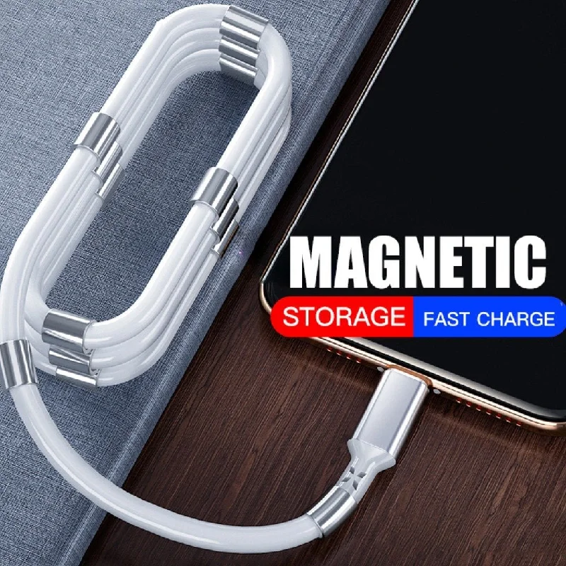 Magnetic Type-C Fast Charging & Data Cable