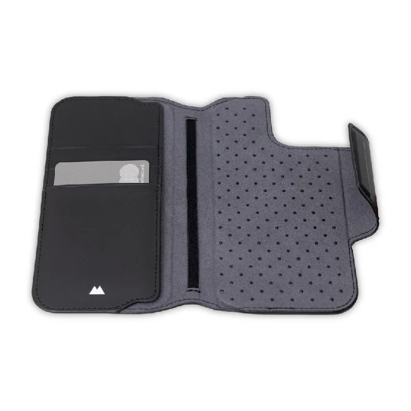 MagSafe® Compatible Black Flip Wallet