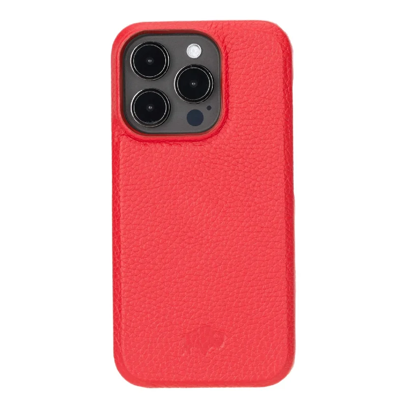 Mason iPhone 15 Pro Case, Red