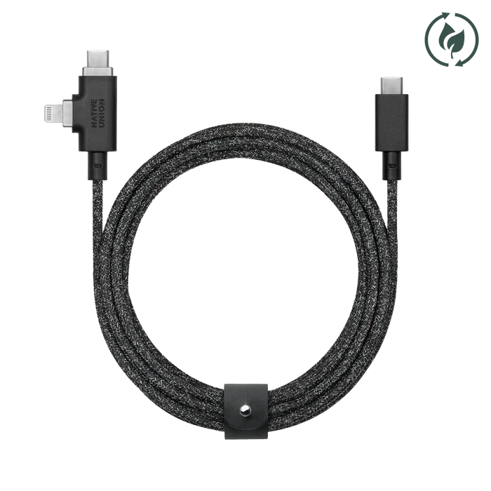 Belt Cable Duo Pro 240W (USB-C to USB-C & Lightning)