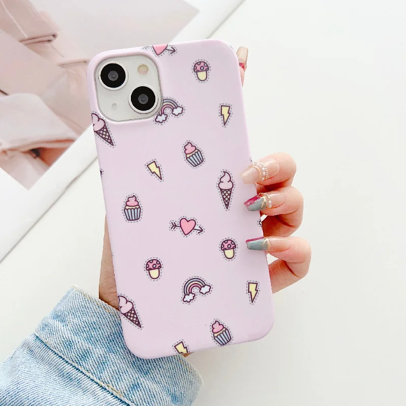 Positive Vibes Only And Ice Cream Pattern Designer Slim Case