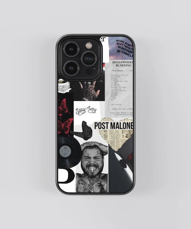 Post Malone Spotify Glass Phone Case Cover