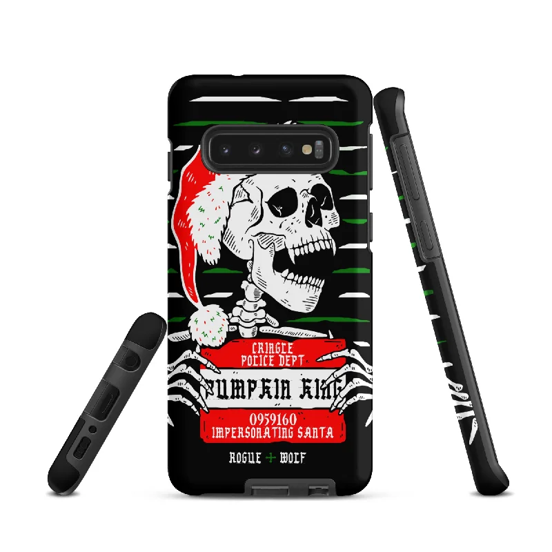 Pumpkin King Tough Phone Case for Samsung - Xmas Goth Anti-scratch Cover Witchy Christmas Gothic Gifts