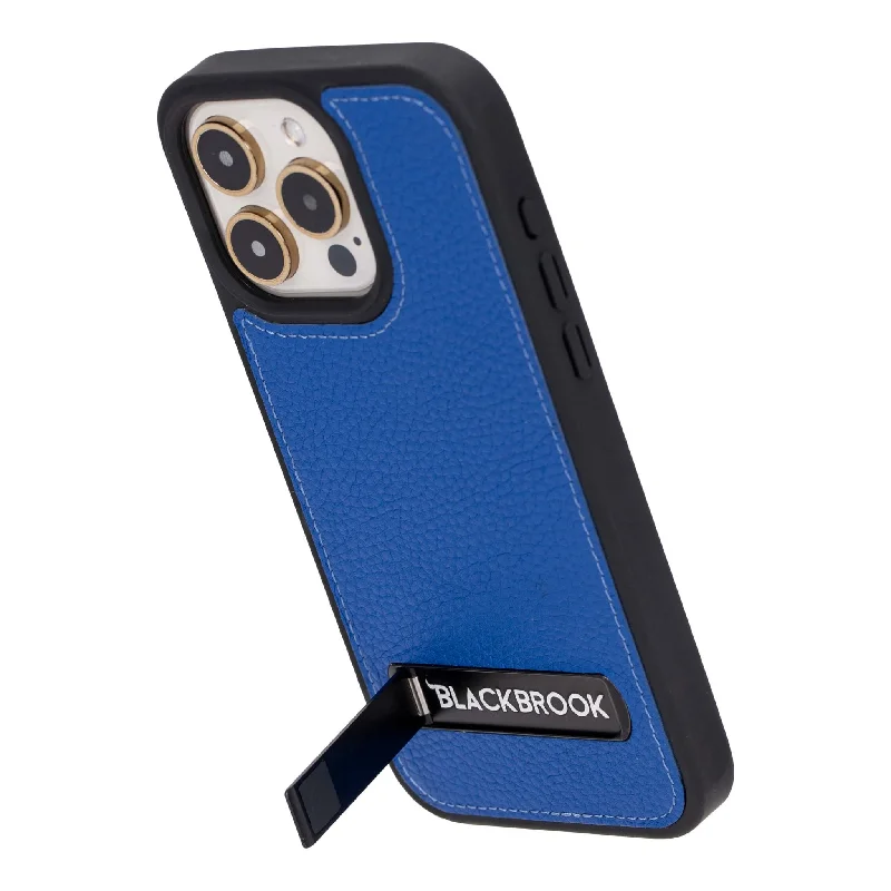 Reed iPhone 15 Pro Max Snap-On with Stand Case, Blue