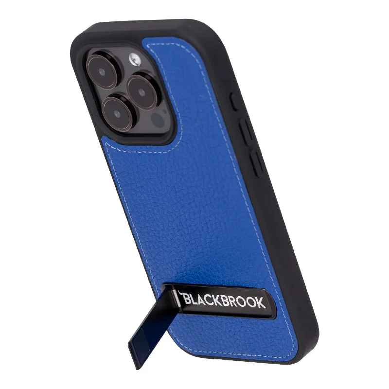 Reed iPhone 15 PRO Snap-On with Stand Case, Blue