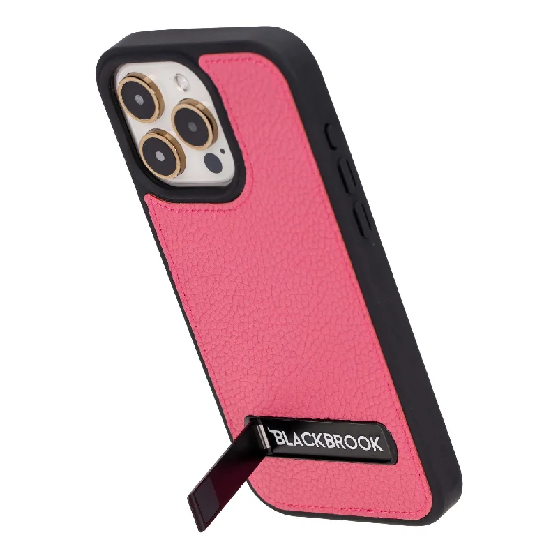 Reed iPhone 15 Pro Max Snap-On with Stand Case, Fuchsia