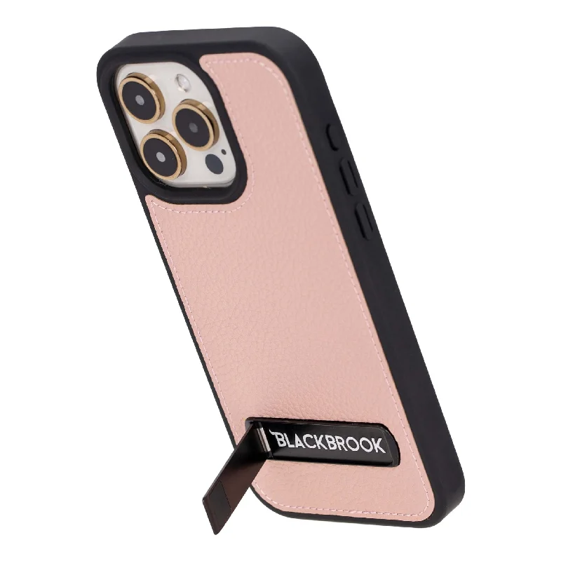 Reed iPhone 15 Pro Max Snap-On with Stand Case, Pink