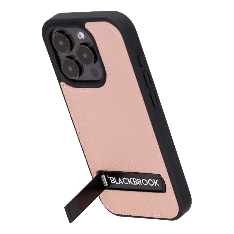 Reed iPhone 15 PRO Snap-On with Stand Case, Pink