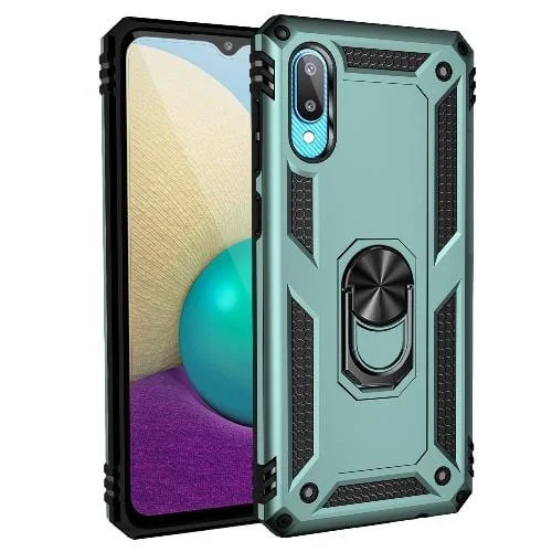 SaharaCase - Military Kickstand Case for Samsung Galaxy A02 (2021) - Green