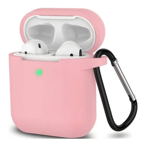 Pink Silicone Case - Apple AirPods (1st and 2nd Generation)