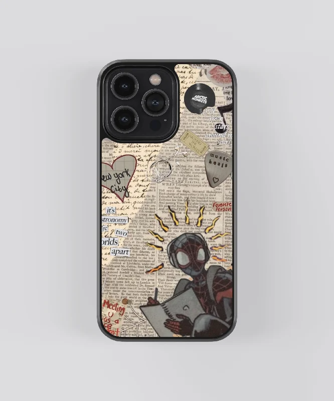 Spider-Man Vintage Glass Phone Case Cover