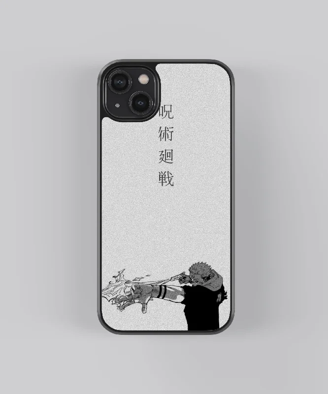 Sukuna Fire Arrow Jujutsu Kaisen Glass Phone Case Cover