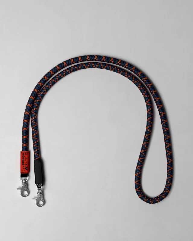 Wares Strap 10mm Rope Strap Navy Orange