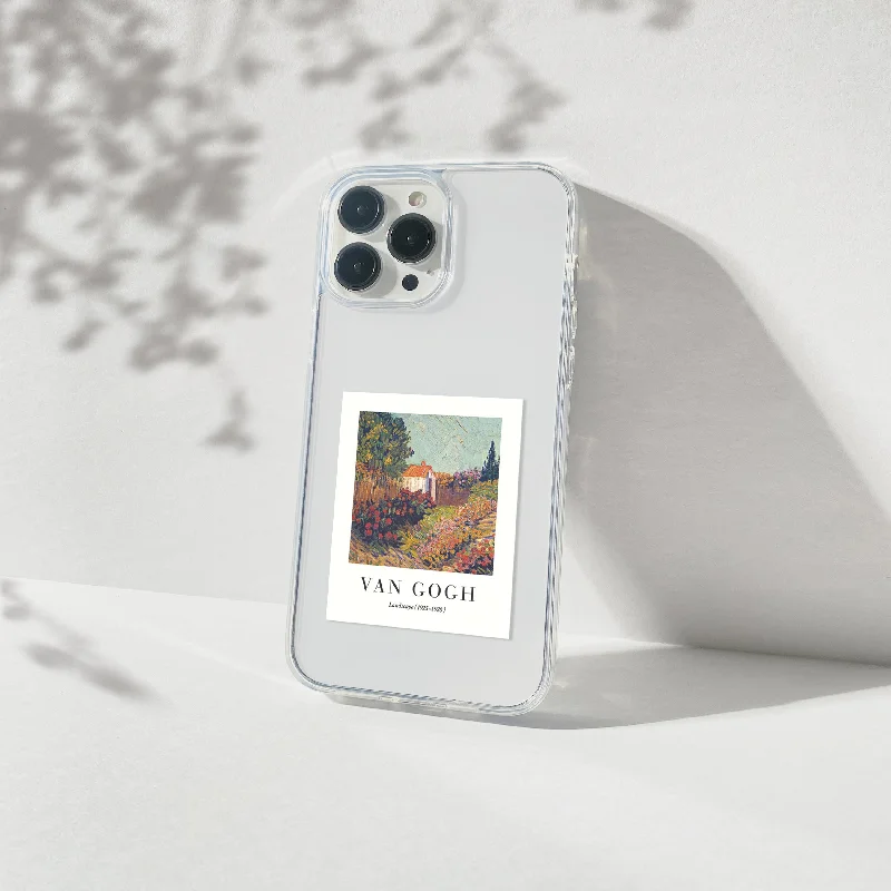 Van Gogh Landscape Aesthetic Polaroid Silicone Clear Case