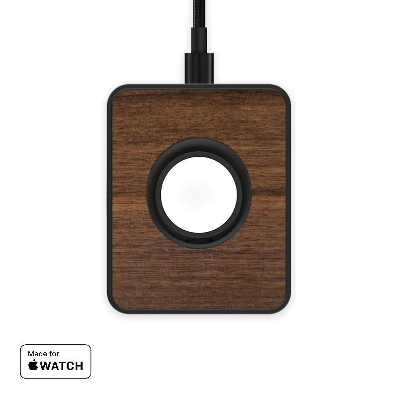 Walnut Elevated Apple Watch® Charger