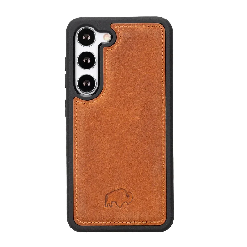 York Samsung Galaxy S23 Case, Golden Brown