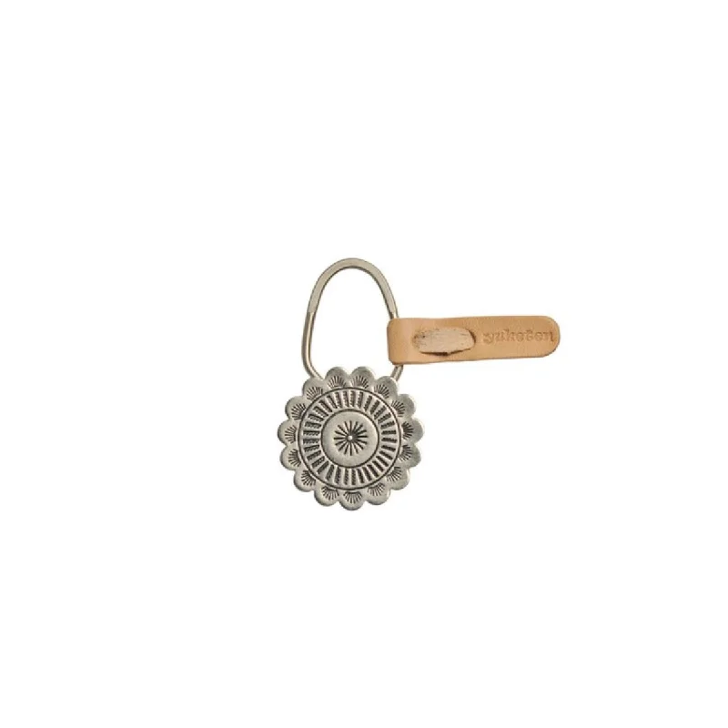 QBPR Concho Key Chains Nickel Silver