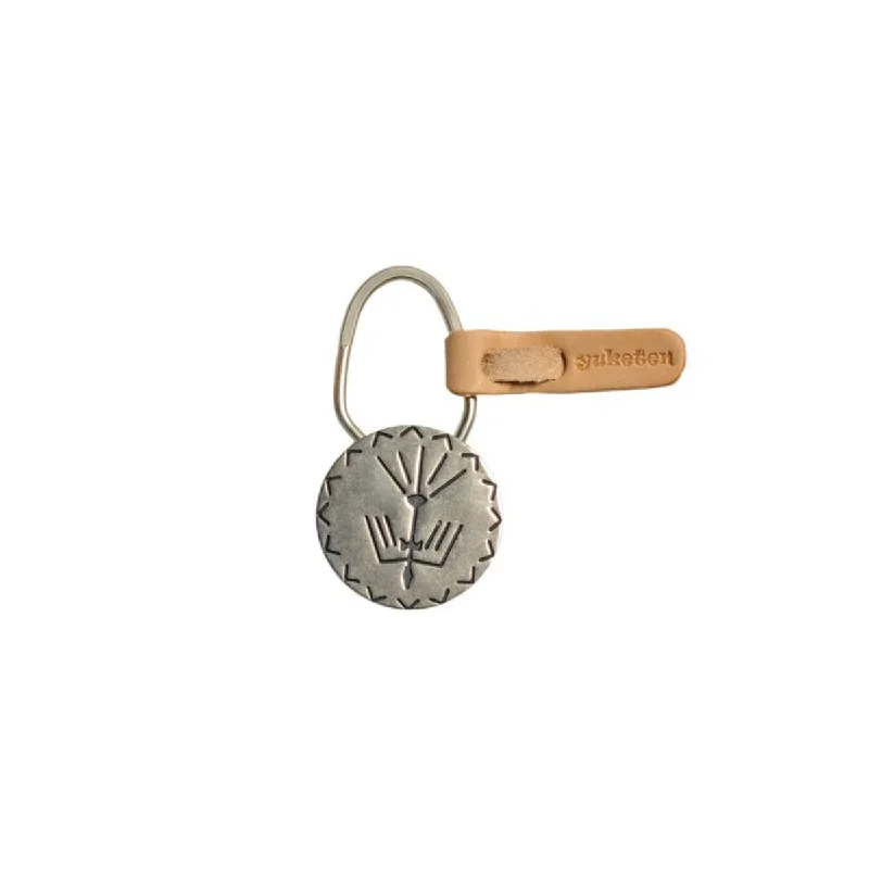 QBTBIR Concho Key Chains Nickel Silver