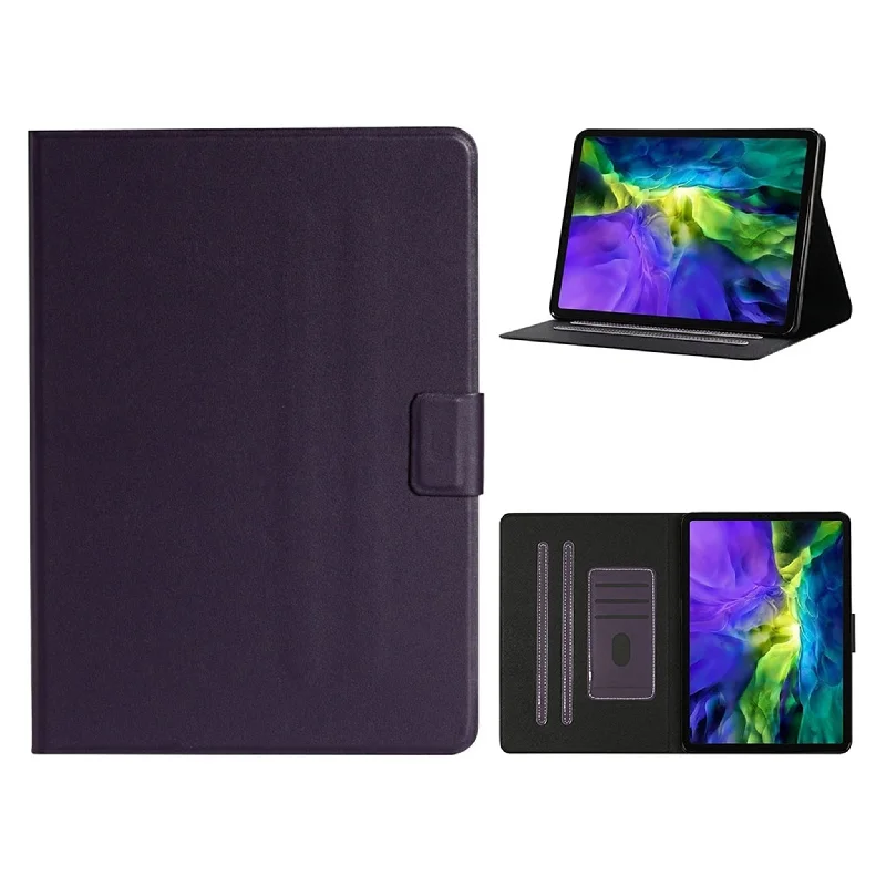 iPad Pro 11 inch (2020) / (2018) simple leather case - Purple