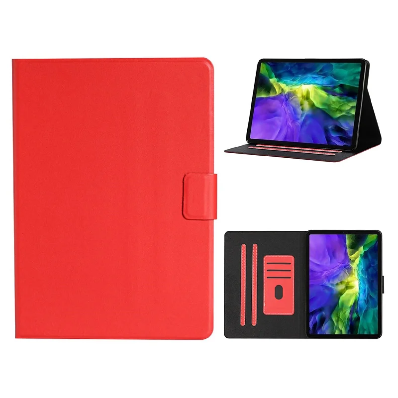 iPad Pro 11 inch (2020) / (2018) simple leather case - Red